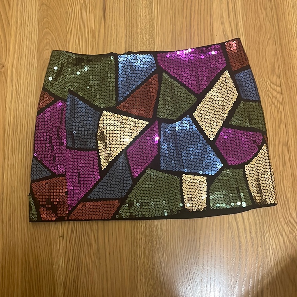 Sequinned & Fun mini skirt - size 0